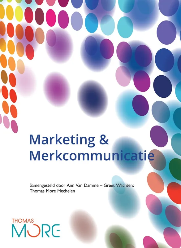 Marketing & Merkcommunicatie, custom editie - Greet Wachters; Ann Van Damme Superprijs