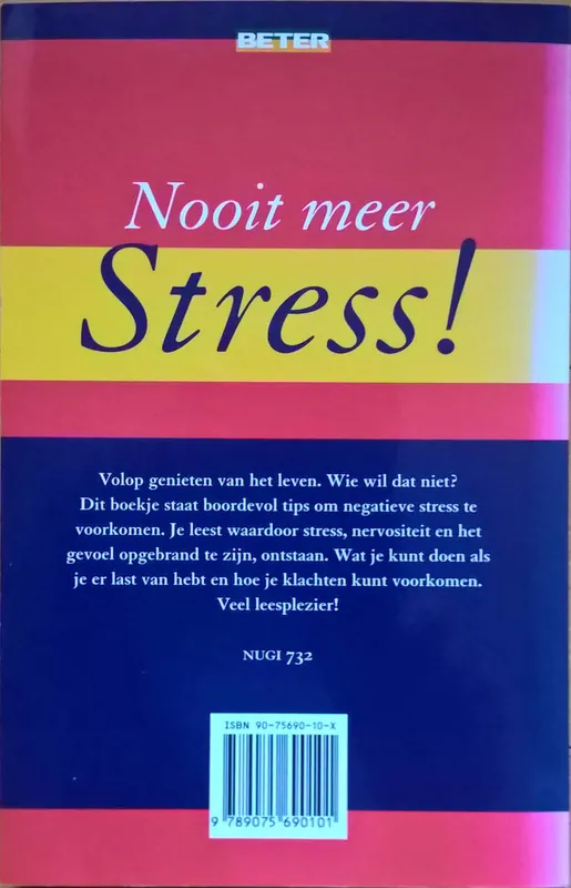 Fabrieksprijs Nooit meer stress - R. Oppedijk