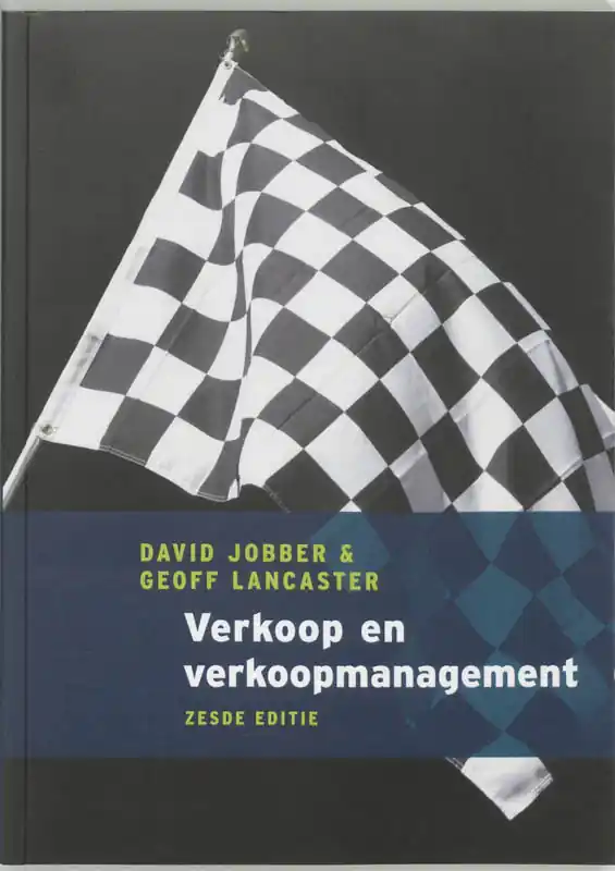 Superprijs Verkoop en verkoopmanagement - David Jobber & Geoff Lancaster