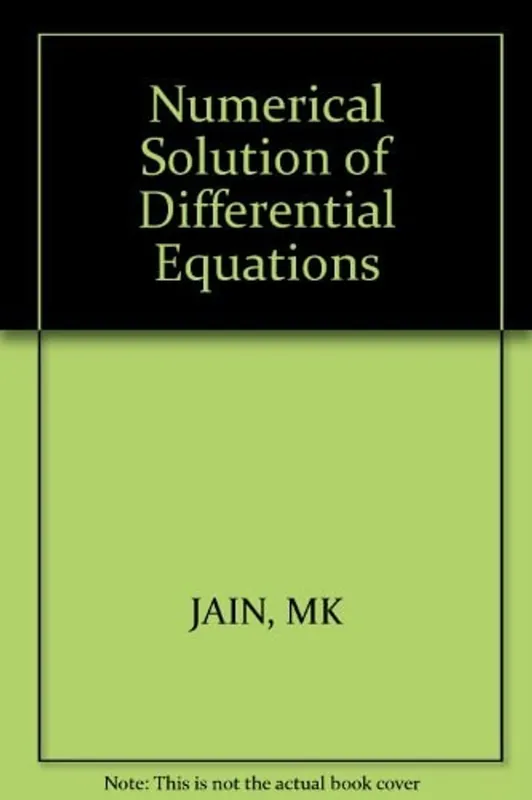 Jain Numerical Solution of Differential Equations - MK JAIN Betrouwbaar