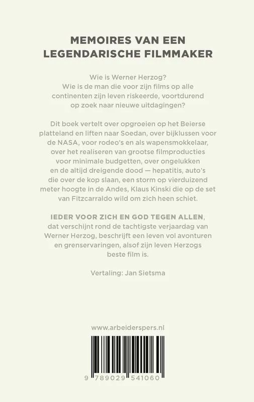 Exclusieve Aanbieding Ieder voor zich en God tegen allen - Werner Herzog