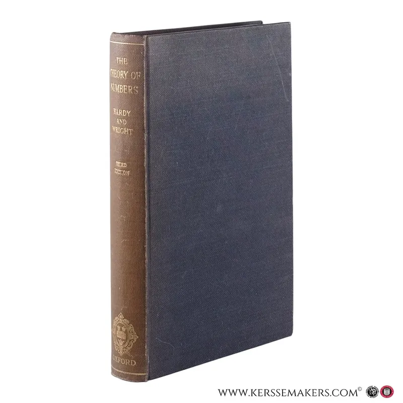 Bestel Nu An Introduction to the Theory of Numbers. Third Edition. - Hardy, G.H. / Wright, E.M.