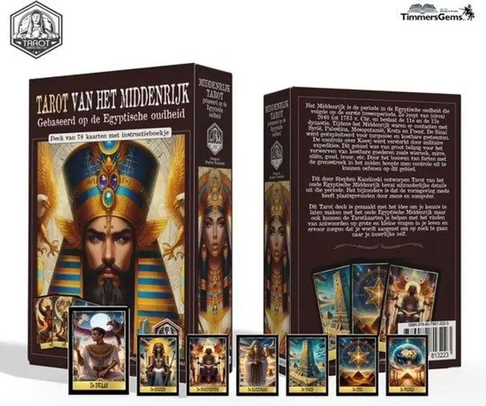 Tarot van het Middenrijk; Gebaseerd op de Egyptische oudheid - Onbekend, Kandinski, Stephen Op = Op