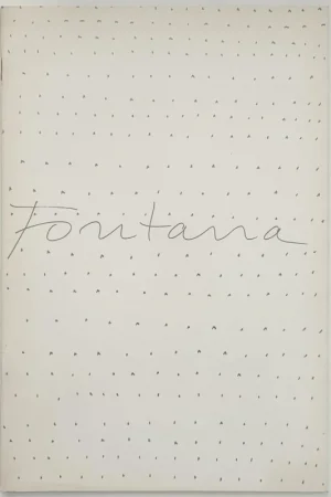 [Lucio] Fontana / Stedelijk Museum Catalogus no. 412 [SM 412] - PETERSEN, Ad & CROUWEL, Wim & POLLMANN, Josje / Total Design (ontwerp) Weekendaanbieding