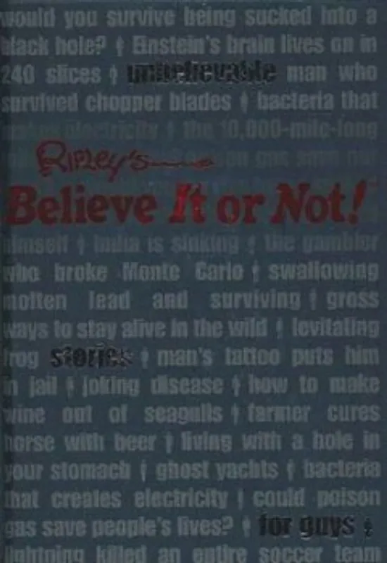 Populair RIPLEYS UNBELIEVABLE STORIES FOR GUYS - James Proud
