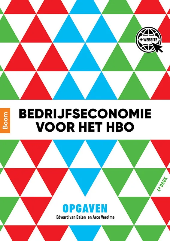 Uitverkoop Bedrijfseconomie voor het hbo OPGAVEN - Edward van Balen; Arco Verolme