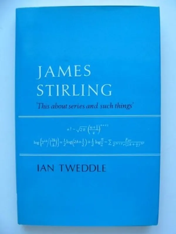Lage Kosten James Stirling: This about series and such things - Ian Tweddle