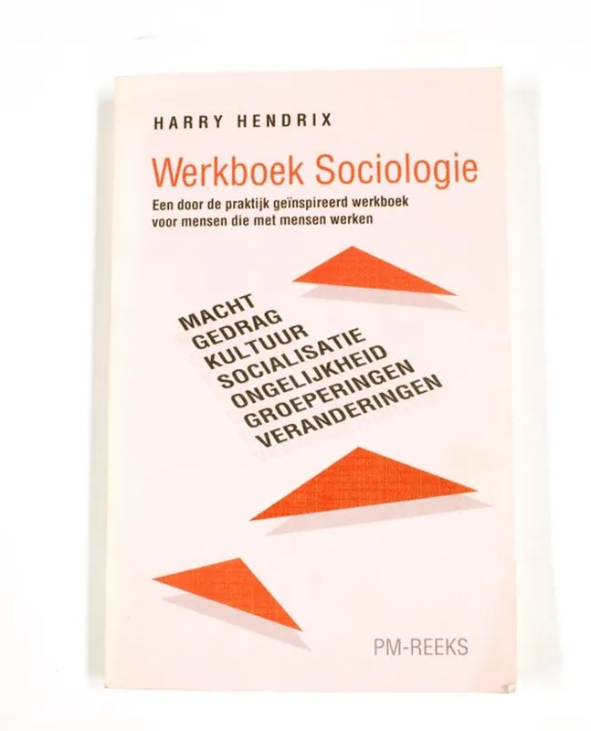 Finale Uitverkoop Werkboek sociologie - Hendrix