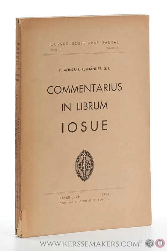 Weekendaanbieding Commentarius in librum Iosue. - Fernandez, Andreas.