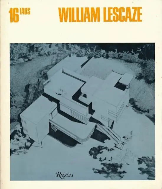 William Lescaze. Catalogue 16. - Hubert, Chr Meest Verkocht