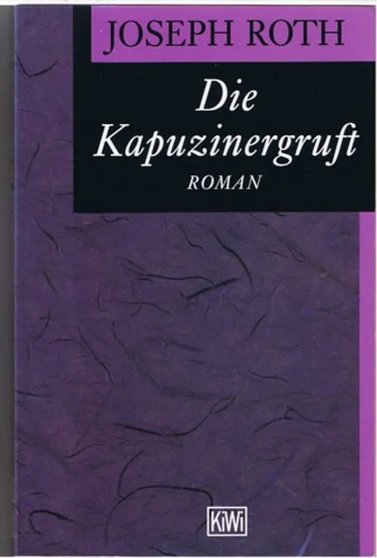 Superprijs Die Kapuzinergruft. Roman. - Joseph Roth