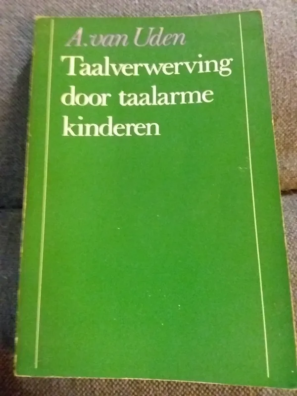 Exclusieve Aanbieding Taalverwerving door taalarme kinderen - Uden