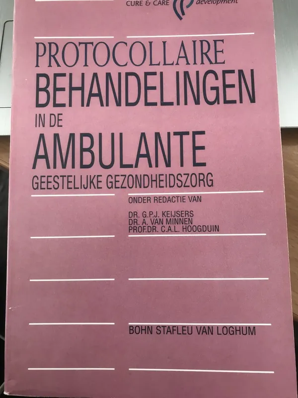 Tijdelijk Beschikbaar Protocollaire behandelingen in de ambulante GGZ - Keijsers