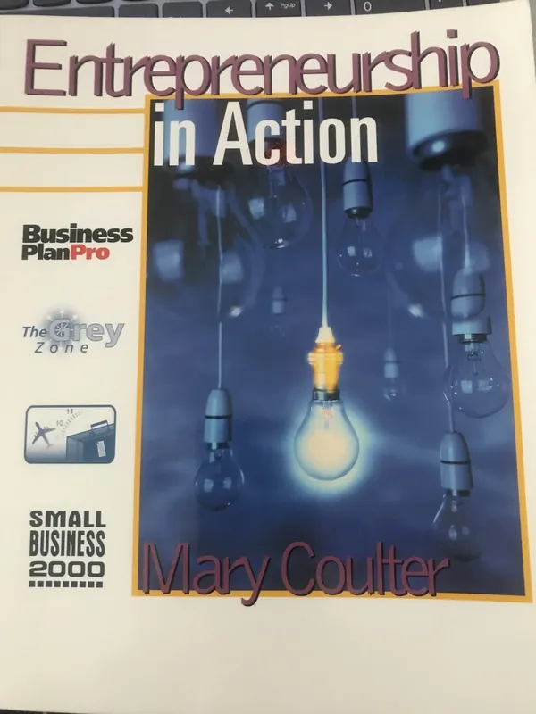 Entrepreneurship in Action - Mary K. Coulter Laatste Versie