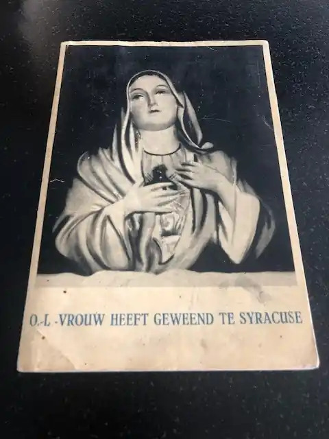 Koop Vandaag OL Vrouw heeft geweend te Syracuse - Ottavio Musumeci