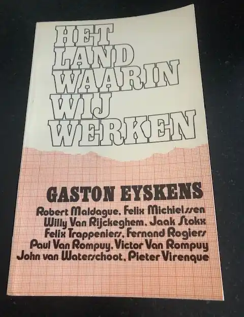 Koop Vandaag Het land waarin wij werken - Gaston Eyskens