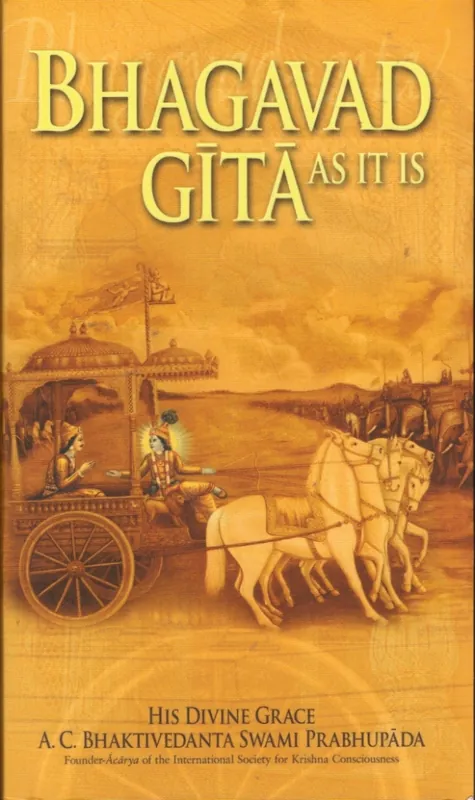 Bhagavad Gita as it is - His Divine Grace A.C. Bhaktivedanta Swami Prabhupada Flitsaanbieding