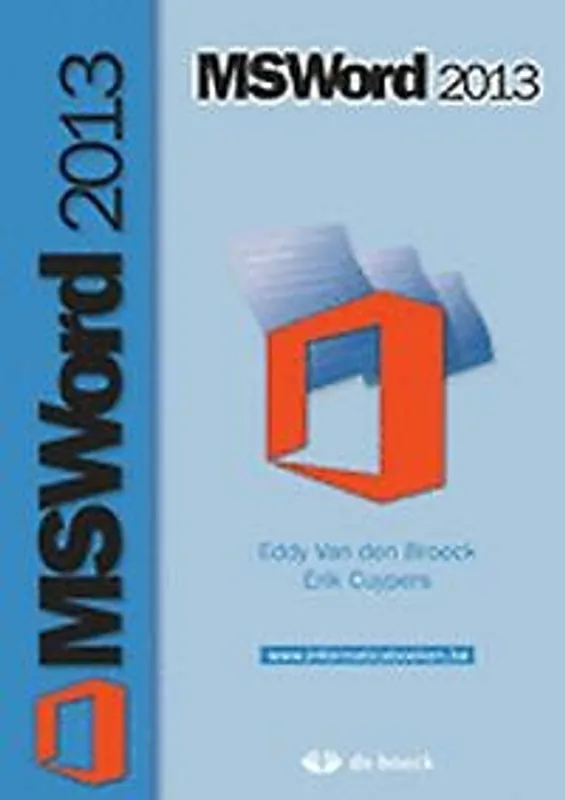 Tijdelijk Beschikbaar MS Word 2013 - EDDY VAN DEN BROECK; ERIK CUYPERS