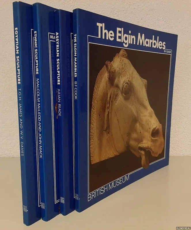 Hoge Kwaliteit Ethnic Sculpture; Egyptian Sculpture; The Elgin Marbles; Assyrian Sculpture (4 volumes from the series) - McLeod, Malcolm & John Mack & T.G.H. James & W.V. Davies & B.F. Cook & Julian Reade