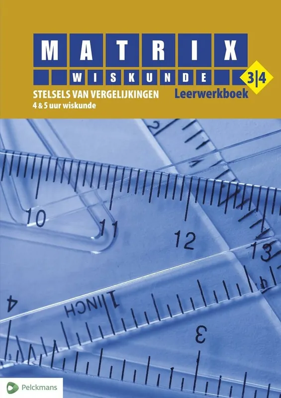 Hete Deal Matrix wiskunde module stelsel van vergelijkingen - Lief Van Duffel, Patrick Tydtgat