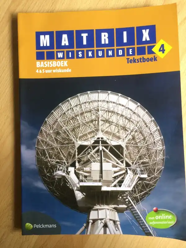 Matrix wiskunde basisboek 4 en 5 uur tekstboek - Patrick Tydtgat Speciale Aanbieding