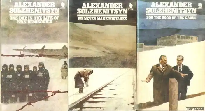 One day in the life of Ivan Denisovich; We never make mistakes; For the good of the cause (3 volumes) - Solzhenitsyn, Alexander Beperkte Voorraad
