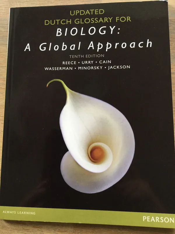 Updated Dutch Glossary for Biology - Neil A. Campbell, Jane B. Reece, Lisa A. Urry, Michael Lee Cain, Steven A. Wasserman, Peter V. Minorsky, Robert B. Jackson Direct Verzonden