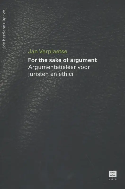 For the sake of argument - Jan Verplaetse Direct Beschikbaar