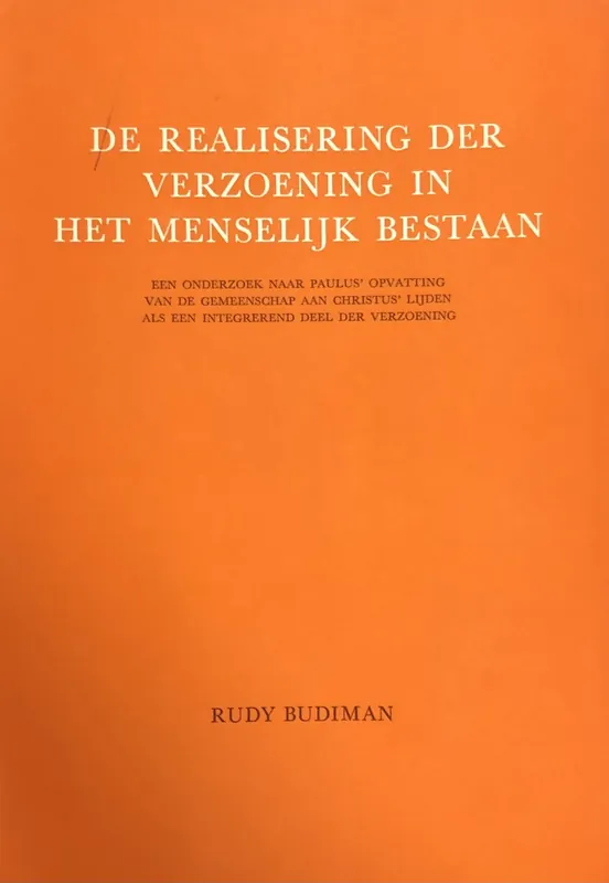 Realisering verzoening mens. bestaan - Budiman Shop Nu