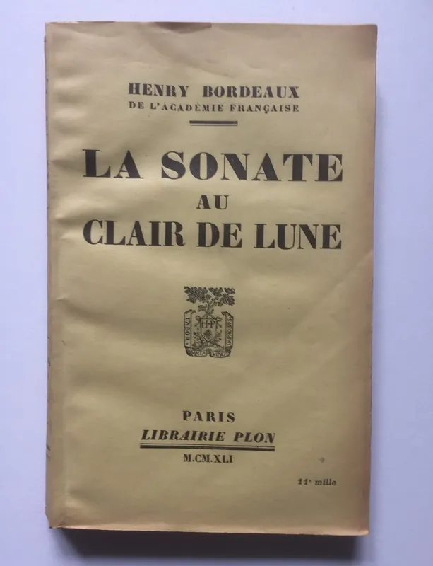 La sonate au clair de lune - Henry Bordeaux Alleen Vandaag