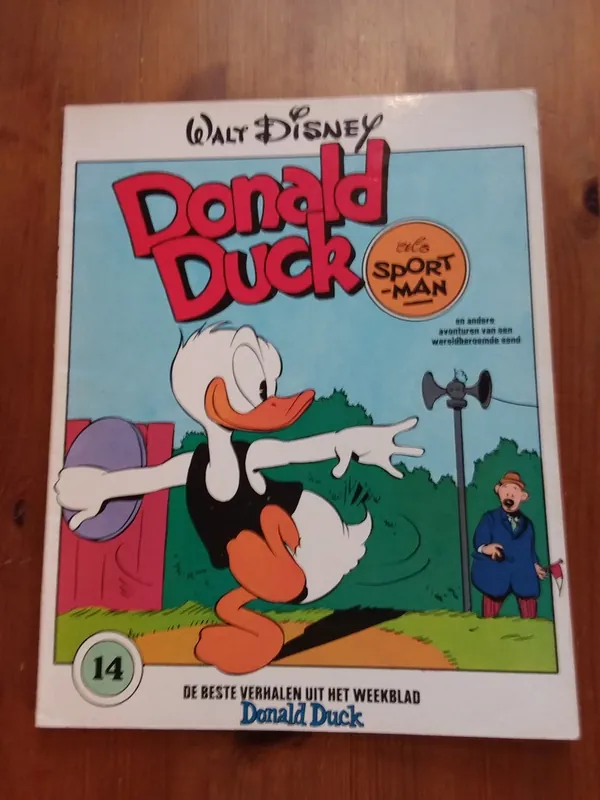 Donald duck als sportman - Disney Op = Op