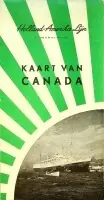 Exclusieve Aanbieding Holland-Amerika Lijn, Kaart van Canada - Holland-Amerika Lijn