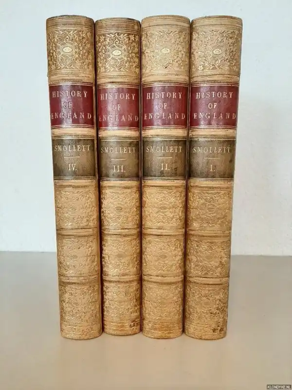 Direct Verzonden The History of England, from the Revolution to the Death of George the Second. Designed as a Continuation of Mr. Hume's History (4 volumes) - Smollett, T.