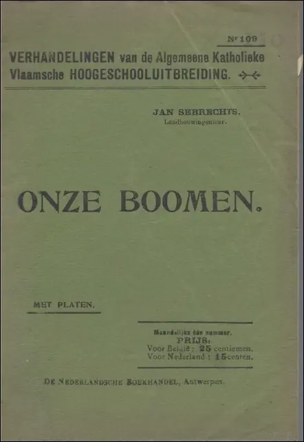 Lage Kosten Onze boomen (onze bomen) - Sebrechts, Jan