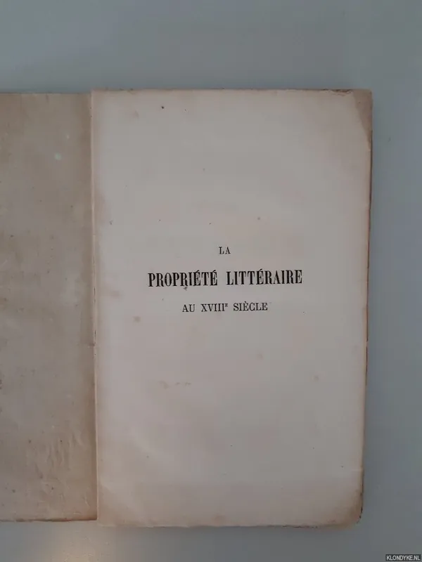 Lettre sur le commerce de la librairie - Denis Diderot Beste Prijs
