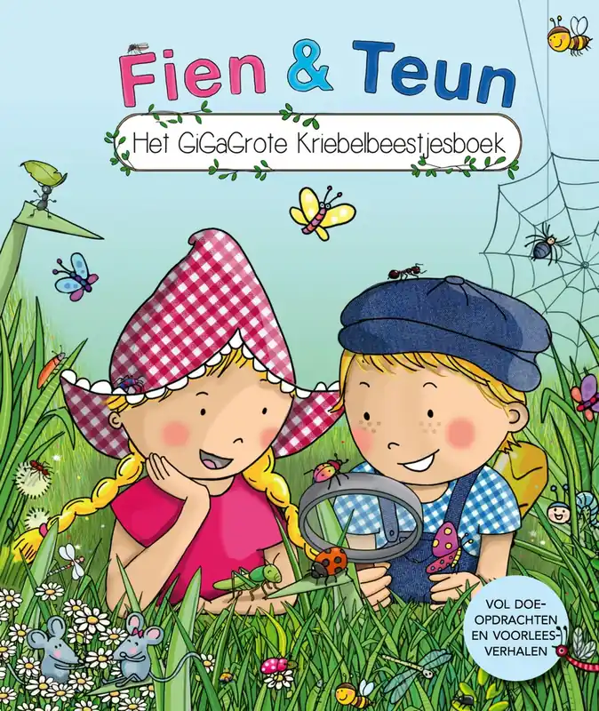 Fien & Teun - Het GiGaGrote Kriebelbeestjesboek - Van Hoorne Tijdelijk Beschikbaar