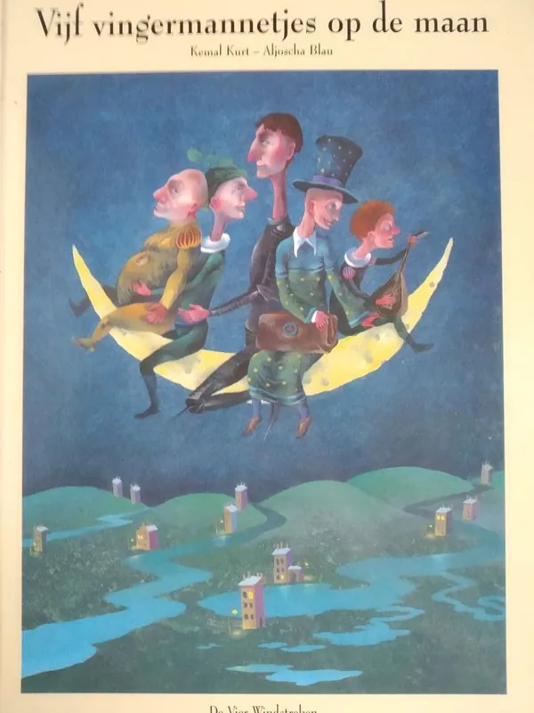 Betaalbaar Vijf vingermannetjes op de maan - K. Kurt, A. Blau