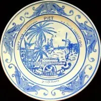 Koop Online Sierbord terugkomst Piet uit Indonesie - Onbekend