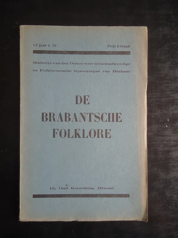 Uitverkoop De Brabantse Folklore - Albert Marinus