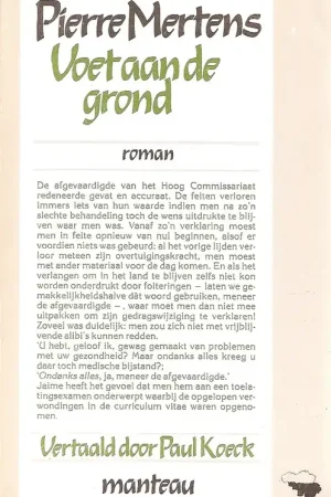 Voet aan de grond - Pierre Mertens Express Levering