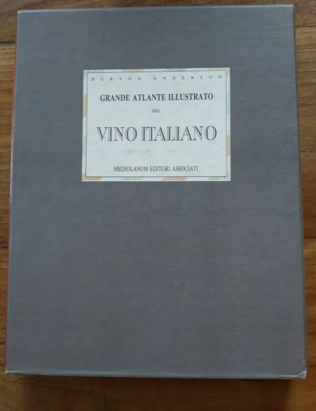 Hoge Kwaliteit Grande Atlante Illustrato del vino Italiano - Burton Anderson