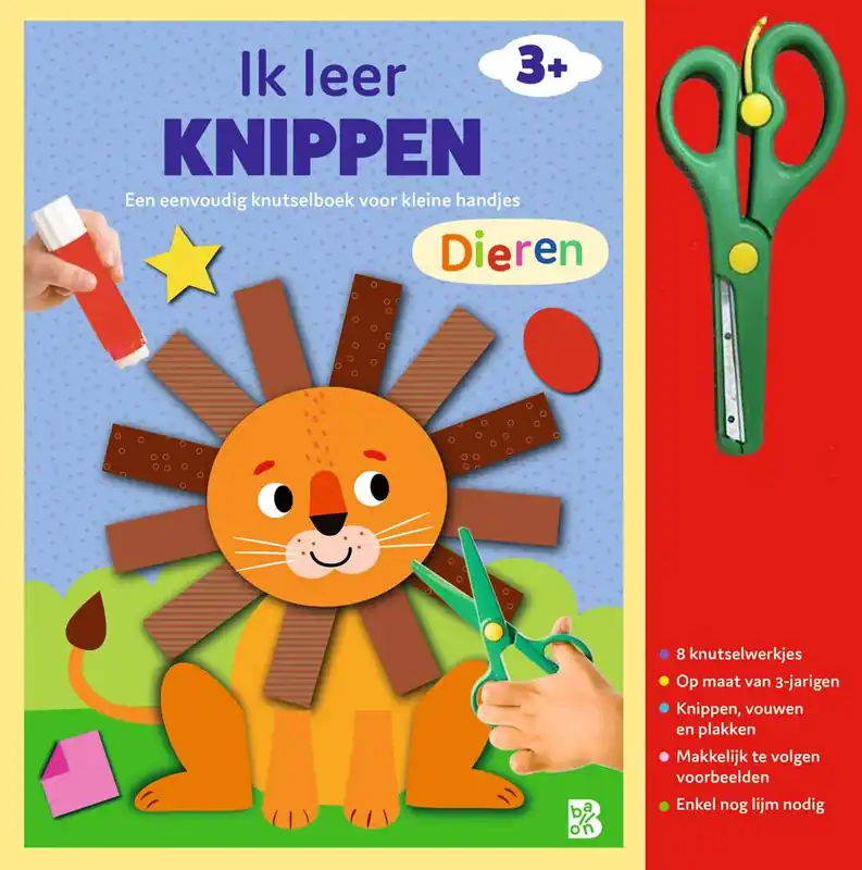 Knutselboek met schaartje: Dieren / Druk 1 Express Levering