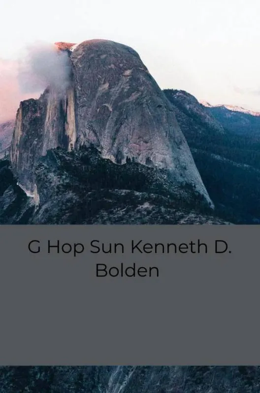 G Hop Sun Kenneth D. Bolden / 1st Edition Exclusieve Aanbieding