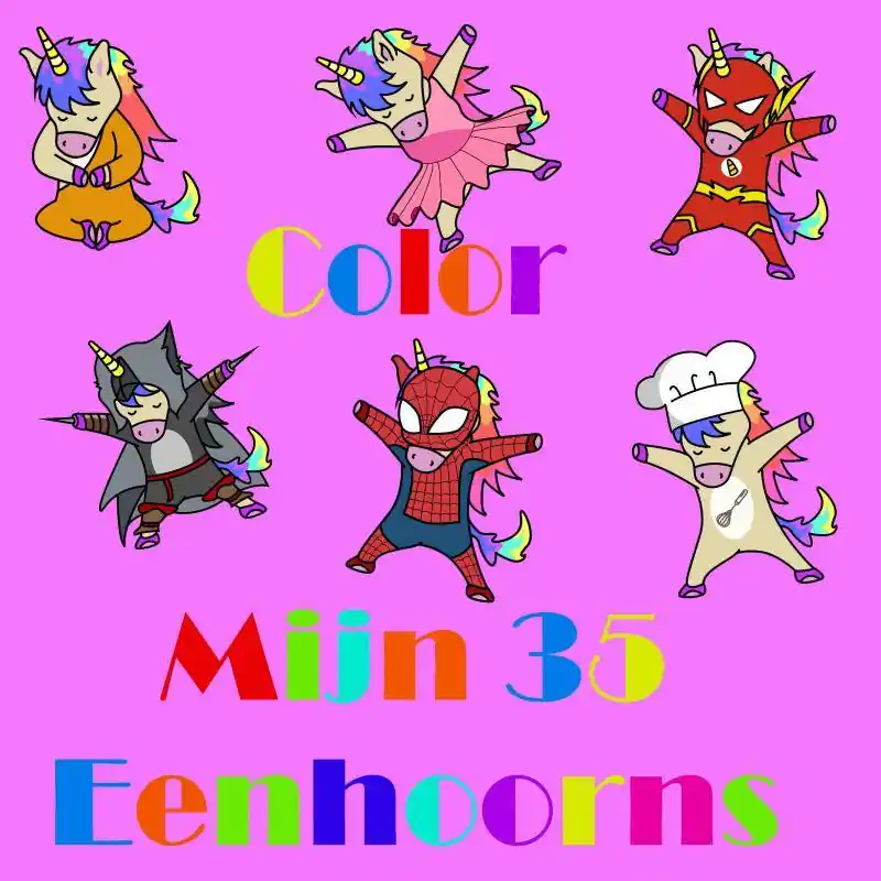 Meest Verkocht Mijn 35 Eenhoorns Color / 2nd Edition