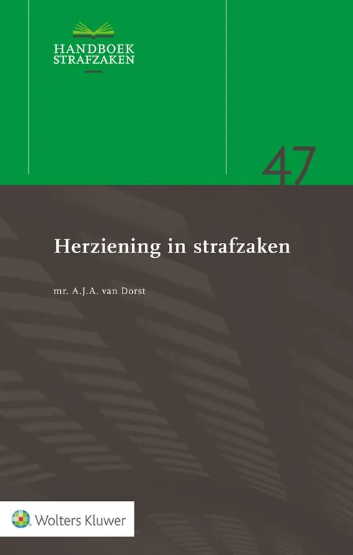 Voordeelprijs Herziening in strafzaken / Druk 1