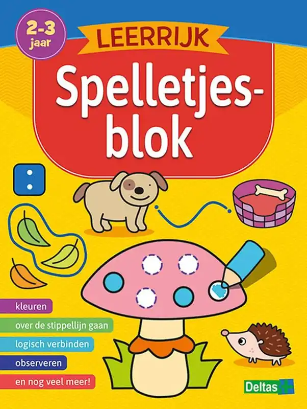 Premium Leerrijk spelletjesblok 2-3 jaar / Druk 1