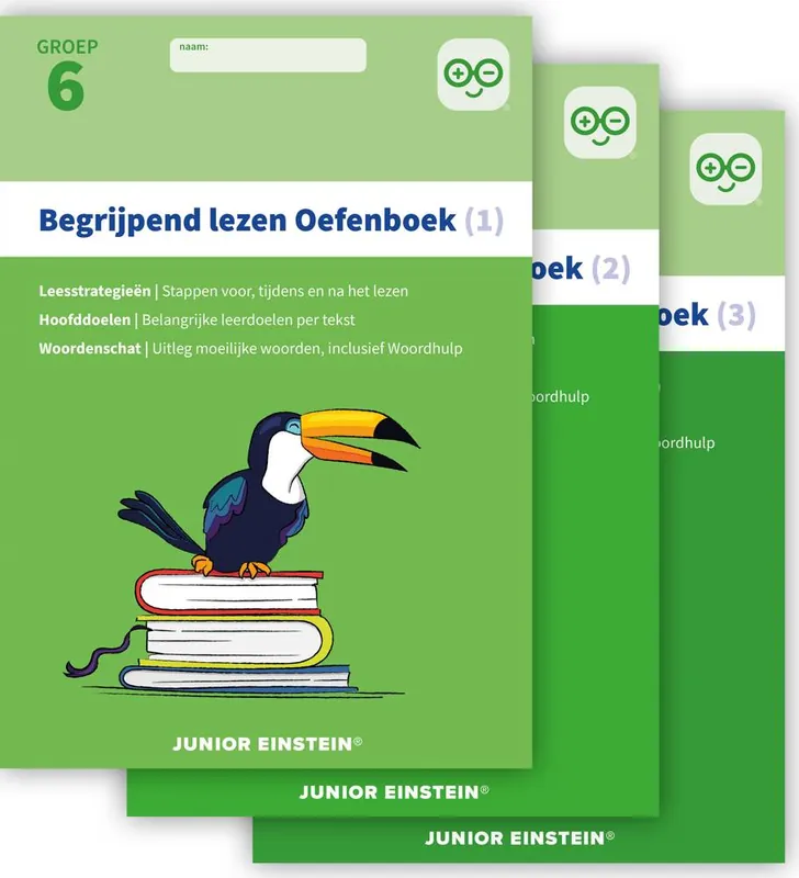 Favoriet Begrijpend Lezen Oefenboeken Compleet 1, 2 en 3 - Groep 6 Begrijpen lezen opgaven- en antwoordenboek,Verschillende type teksten en bijbehorende doelen. / Druk 1