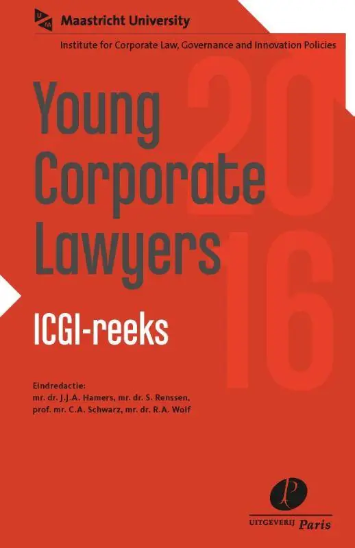 Nieuw Young corporate lawyers 2016 / Druk 1