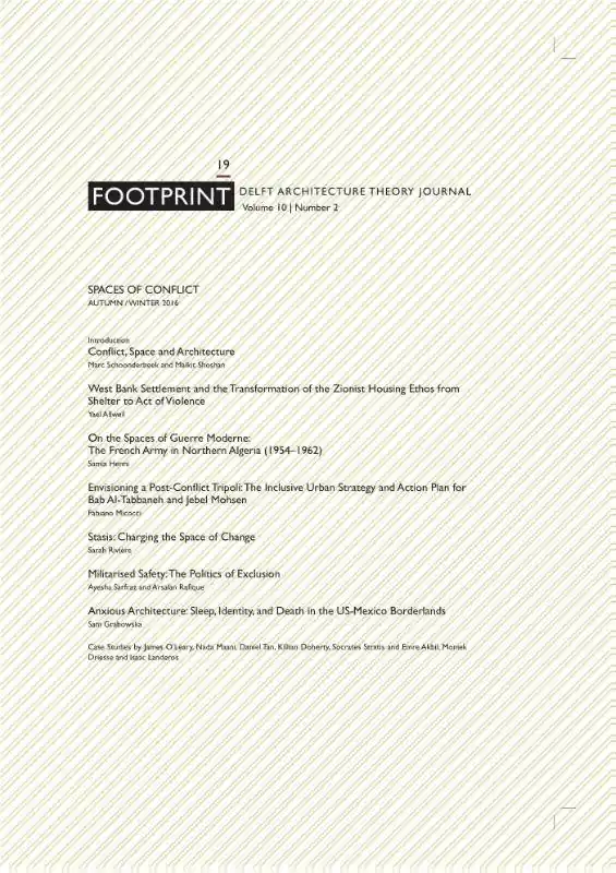 Footprint 19 Vol. 10 Spaces of conflict / 1st Edition Laatste Kans