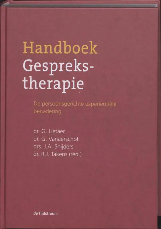 Rechtstreeks Van De Fabrikant Handboek Gesprekstherapie / Druk 1